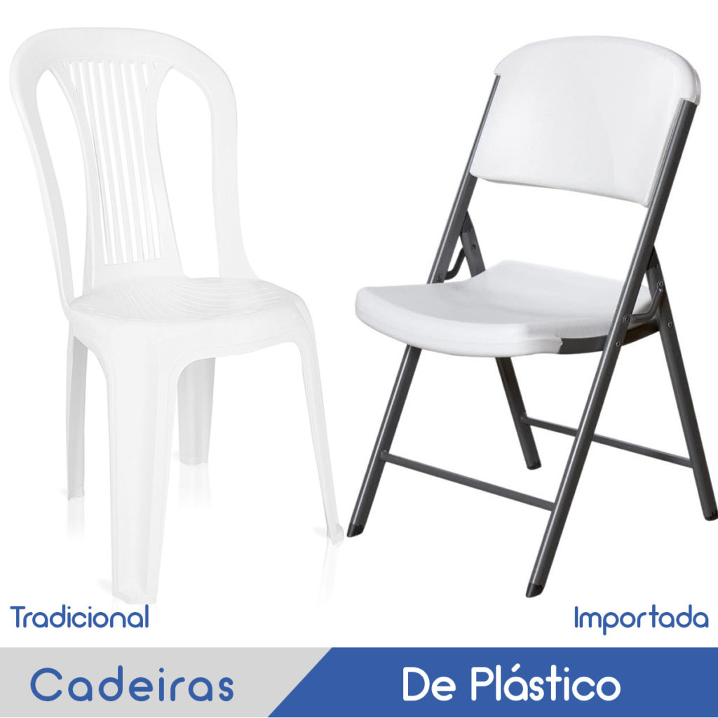 Cadeiras de Plástico